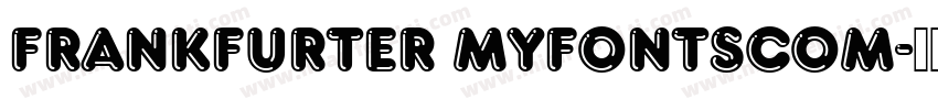Frankfurter myfontscom字体转换